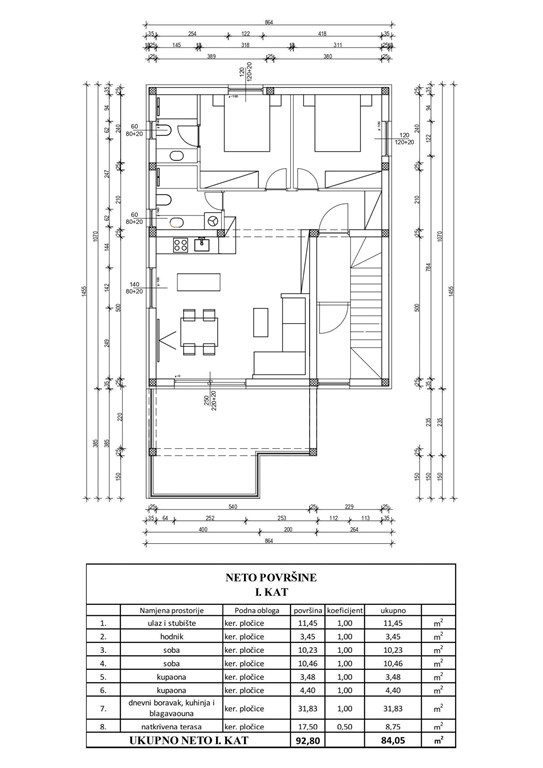 na-prodej-novy-apartman-s-2-loznicemi-vir-chorvatsko