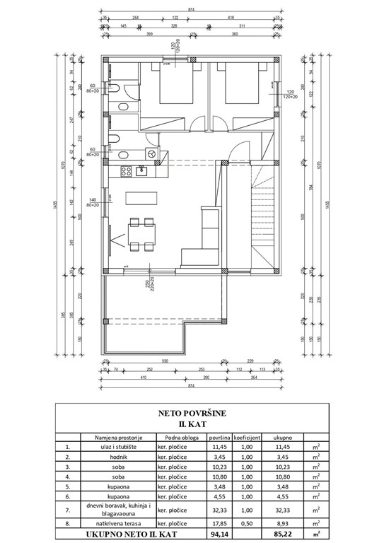 na-prodej-novy-apartman-s-2-loznicemi-vir-chorvatsko