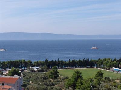Stavební pozemek s krásným výhledem na moře, oblast Makarská, Chorvatsko
