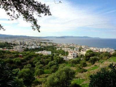 Pozemek s dech beroucím výhledem na moře, Kréta, Řecko