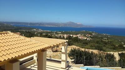 Luxusní vila s otevřeným výhledem na moře i hory, Kréta, Řecko