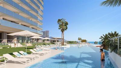 Nový luxusní apartmán u moře a pláže, Benidorm, Španělsko