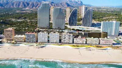 Nový luxusní apartmán u moře a pláže, Benidorm, Španělsko