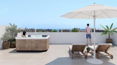 Na prodej nový apartmán se střešní terasou, Alicante, Španělsko
