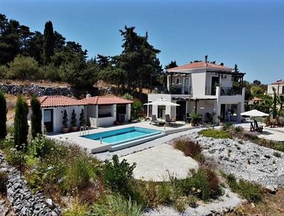 Na prodej moderní vila s krásným výhledem na moře, Kréta, Řecko