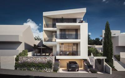 Na prodej velký vybavený apartmán blízko moře, Rogoznica, Chorvatsko