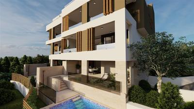 Na prodej luxusní apartmán s terasou a bazénem, Primošten, Chorvatsko