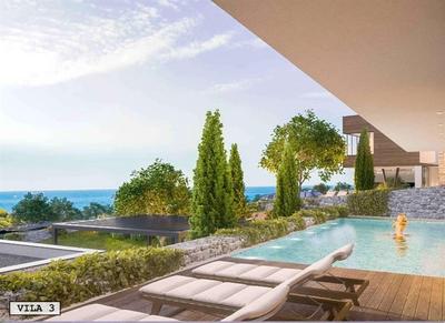 Na prodej nová vila s bazénem a výhledem na moře, Vodice, Chorvatsko