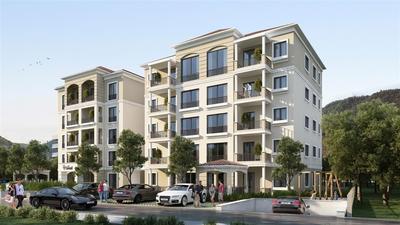 Na prodej moderní apartmány se dvěma ložnicemi v Kotorském zálivu, Bijela, Černá hora 