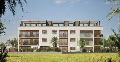 Na prodej nový prostorný apartmán s 3 ložnicemi a terasou, Nin, Chorvatsko