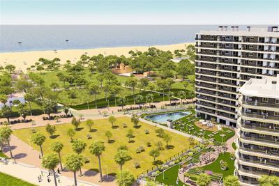 Na prodej tří ložnicový apartmán v novém rezidenčním komplexu v blízkosti pláže, Torre De la Sal, Valencie, Španělsko 