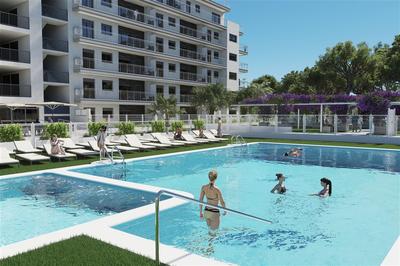 Na prodej nový dvouložnicový apartmán u moře, Torre la Sal, Cabanes, Španělsko 