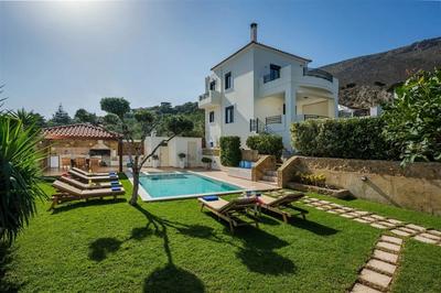 Na prodej prémiová vila s výhledem na moře a krétskou krajinu v obci Arafata, Kréta, Řecko 