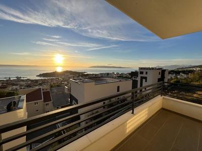 Nová vila s bazénem a nádherným výhledem na moře, oblast Makarska, Chorvatsko