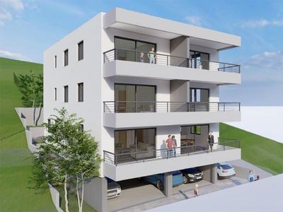 Na prodej nový apartmán se dvěma ložnicemi a  výhledem na moře, Tučepi, Chorvatsko